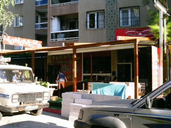 Buca Turuncu Cafe Otomatik Pergola Sistem