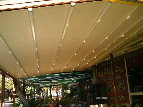Buca Turuncu Cafe Otomatik Pergola Sistem