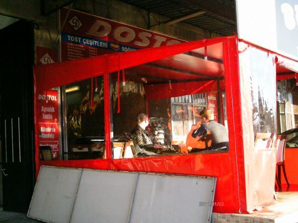 Dostol Cafe Seffaf Kapama 4 Sanai 
