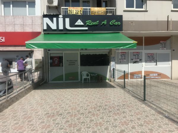 Gaziemir Nil rent a car mafsallı tente