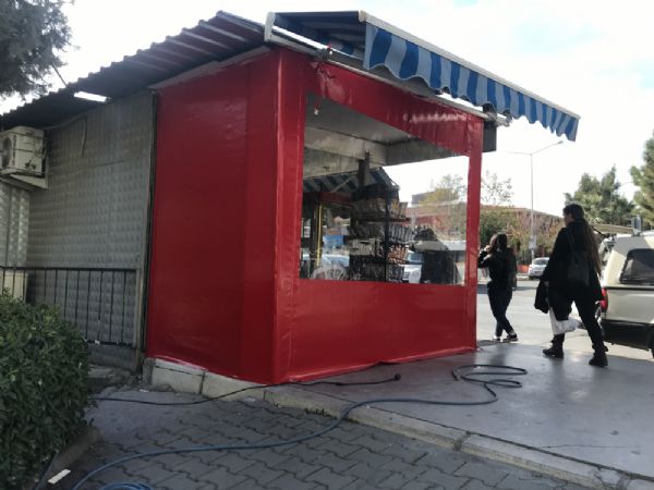 Gaziemir Emlak Bankası konutları Seffaf Kapama